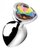 Rainbow Heart Buttplug - Middel