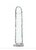 Crystal Addiction - Transparante Dildo - 18 cm